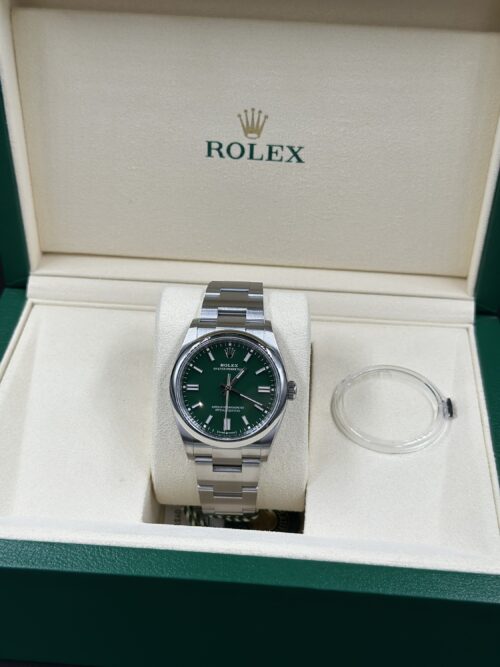 Oyster perpetual 36mm green brand new 2025 - Image 5