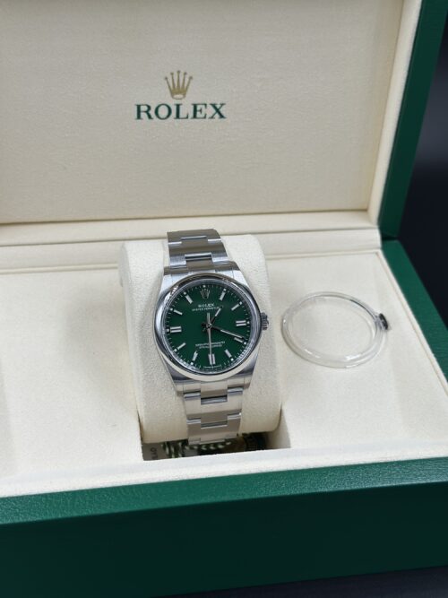 Oyster perpetual 36mm green brand new 2025 - Image 4
