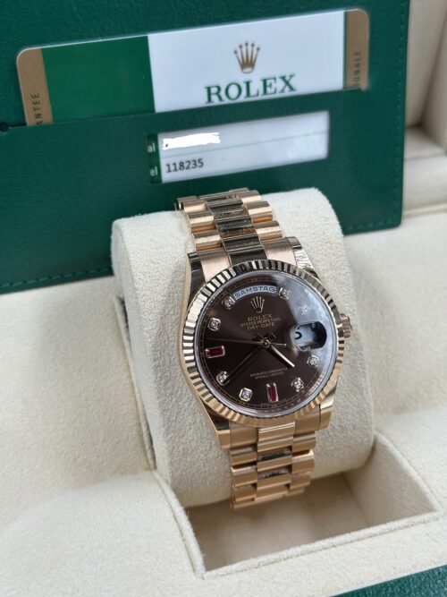 Rolex day date 36mm ruby dial - Image 5