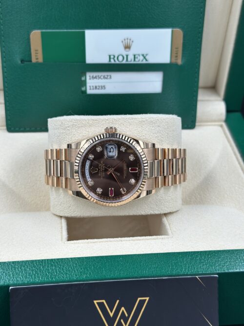 Rolex day date 36mm ruby dial - Image 2