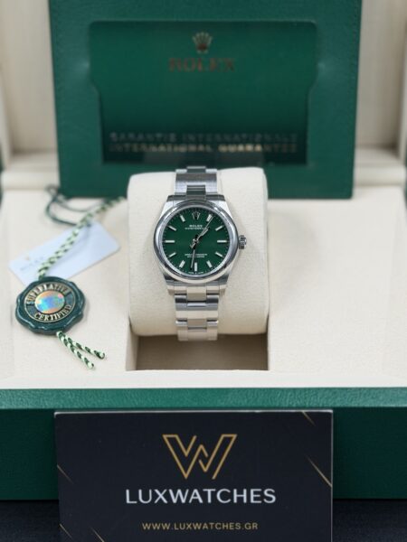 Rolex op 31mm green