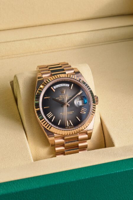 Day date rose gold 2026 smoke dial